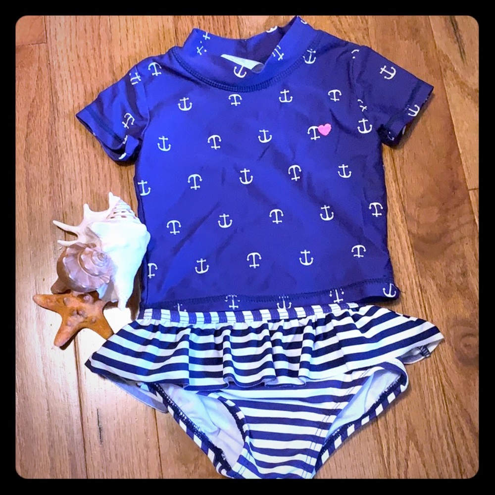 Nautical bathing suit 6-9mon ⚓️
